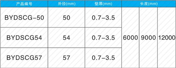 北京钳压式声测管产品规格尺寸